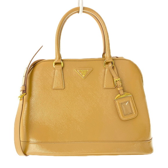 Prada Saffiano leather shoulder bag handbag VERNIC CAMMEO beige - Picture 1 of 10